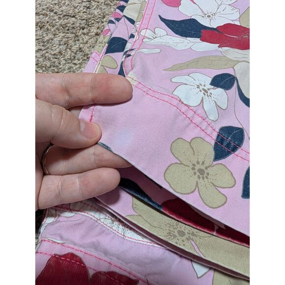 Limited Too Girls Pink Floral Capri Drawstring Pants‎ Size 16 Slim - Picture 8 of 12